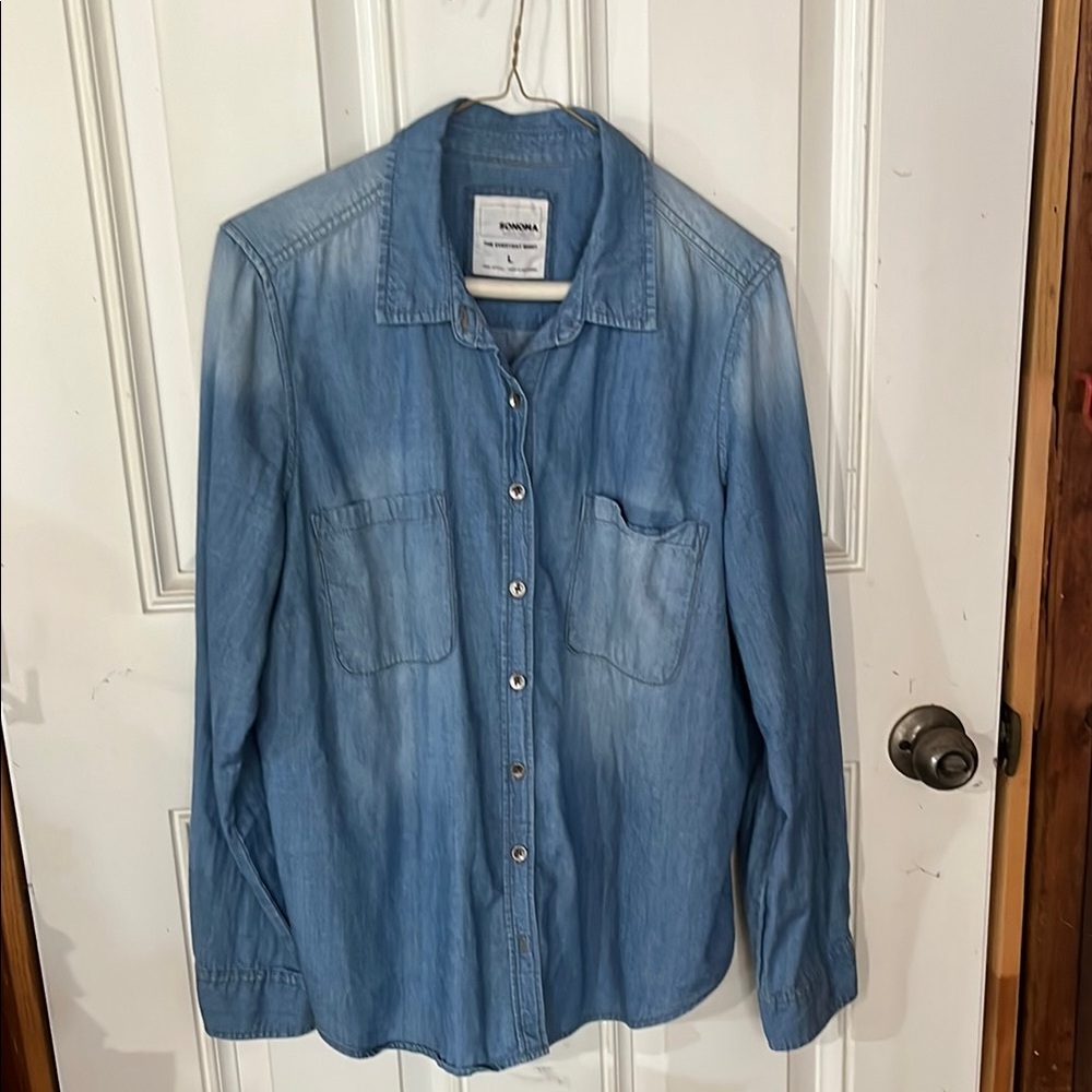 Sonoma Blue Button Down Shirt